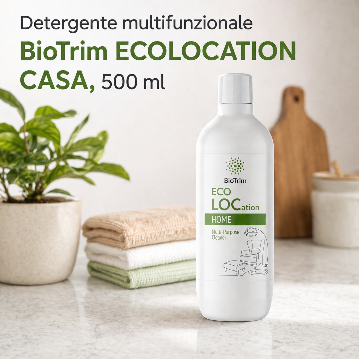 Detergente multifunzionale BioTrim ECOLOCATION CASA, 500 ml