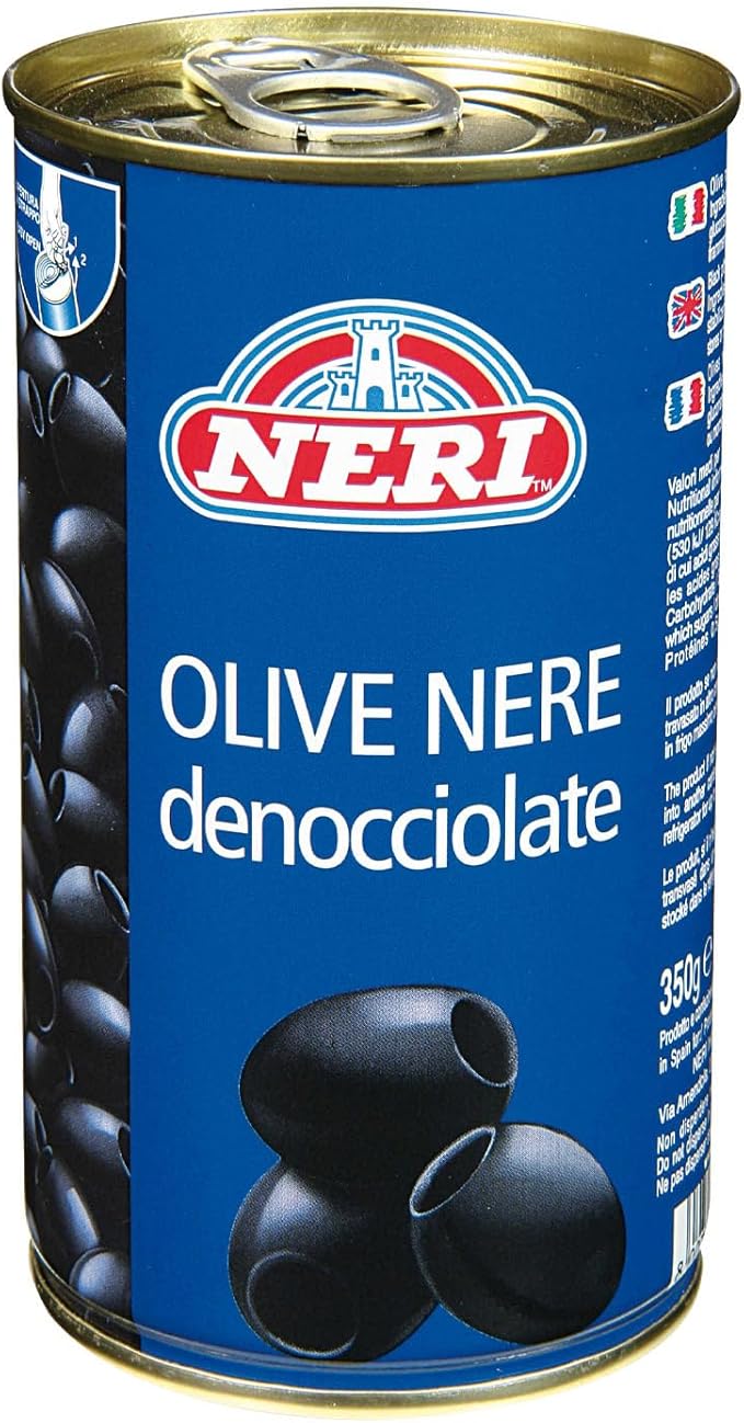 Olive Nere Denocciolate Neri Sottoli